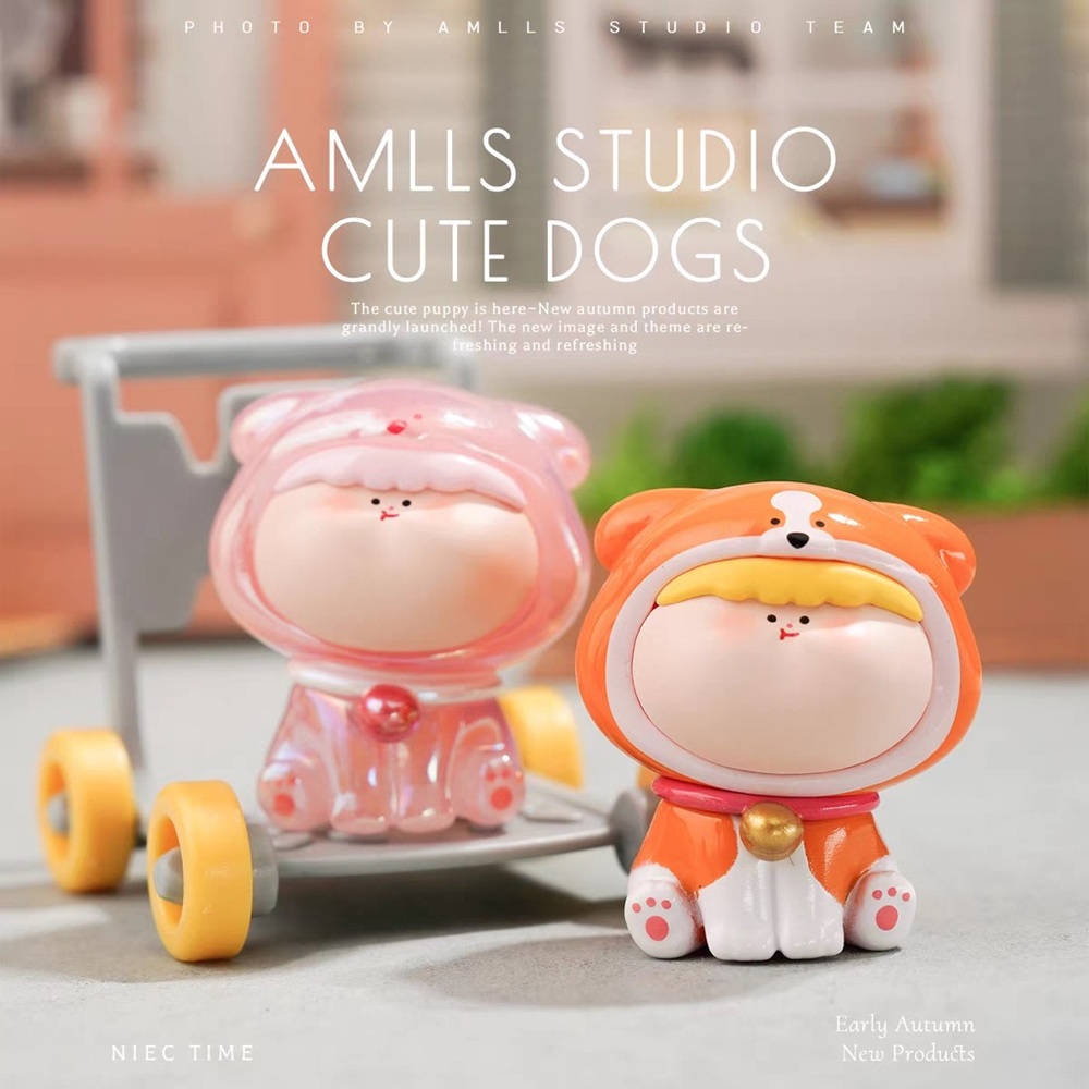 AMLLS Cute Dogs Figurines Blind Bag - 5pcs/bag